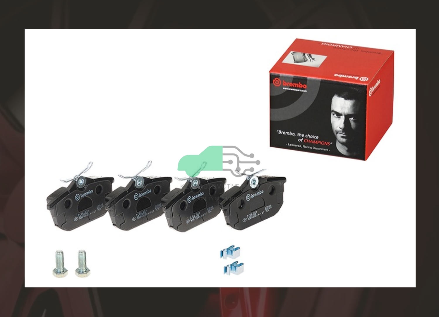 P54 023B ผ้าเบรกหลัง แท้ BREMBO รุ่น BLACK : Volvo S40 I, V40 I (1.6 1.8 1.9 2.0)