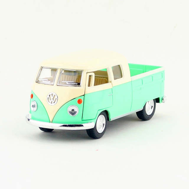 1963 Volkswagen Bus Double Cab Pickup โมเดลรถเหล็ก (ปลีก-ส่ง)