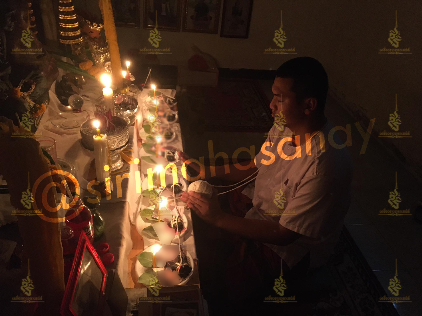 พิธีผูกมัดตรึงจิต อาจารย์ต้นทอง สำนักสักยันต์ไกรสีหราชเดชา