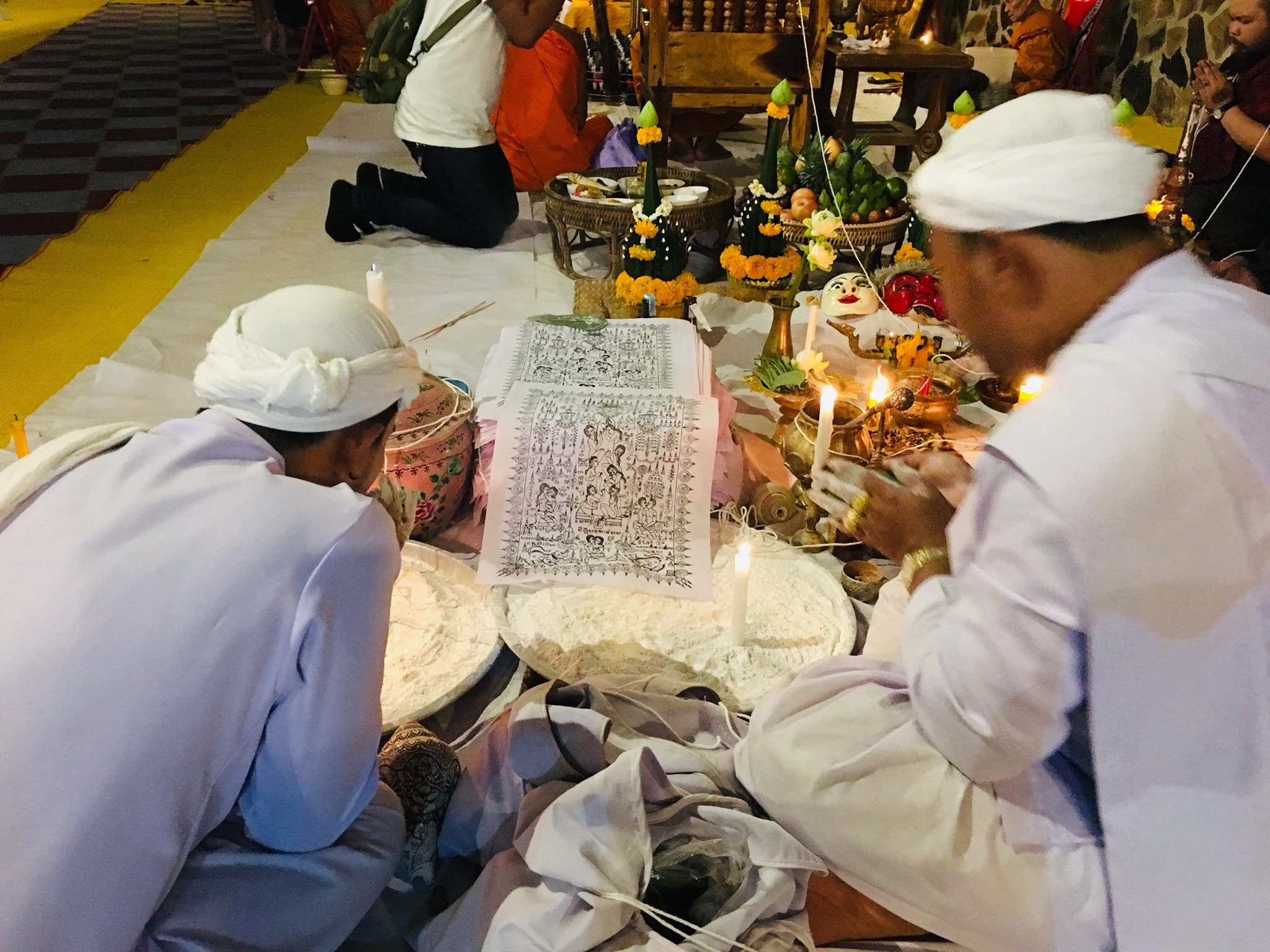 ผ้ายันต์เจ็ดนารีพันหลัก