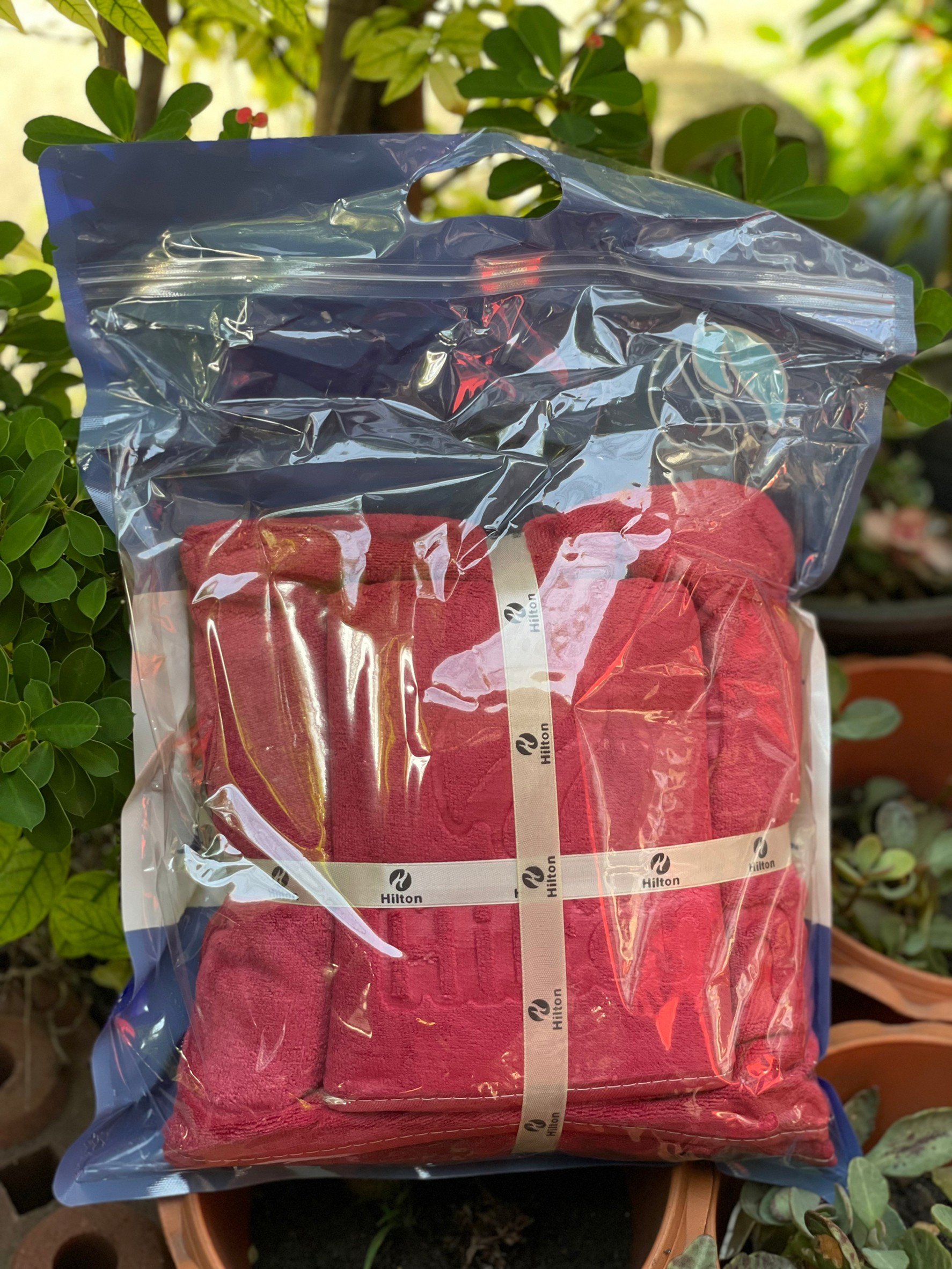 เซ็ตผ้าเช็ดตัวขนเป็ดรุ่นหนา Hilton (12 ผืน)