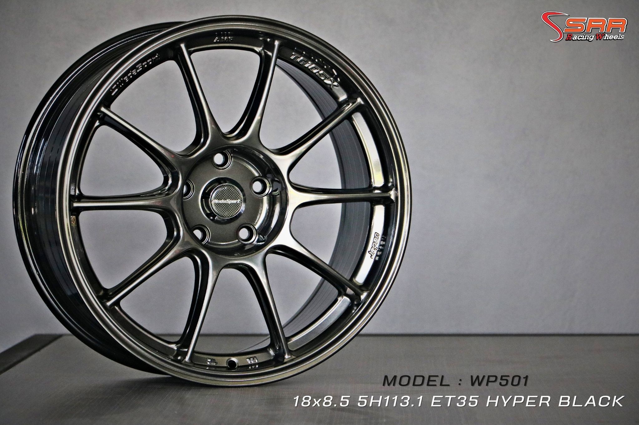 TC105X WP501 ขอบ18 5x113.1 ET35 HYPER BLACK ราคาพิเศษ