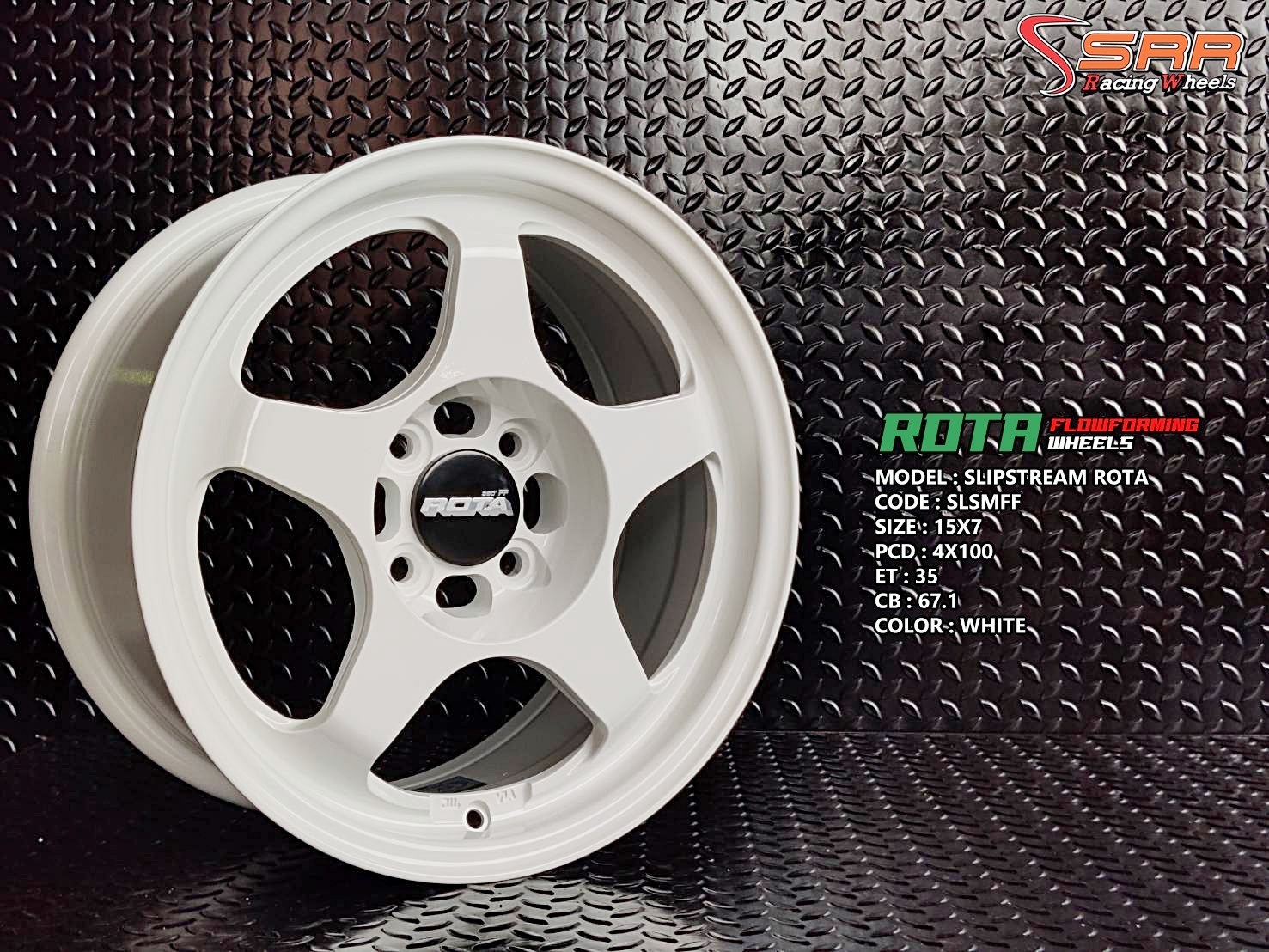 SPOON ROTA FF ขอบ15 4H100 ET35 WHITE ราคาพิเศษ