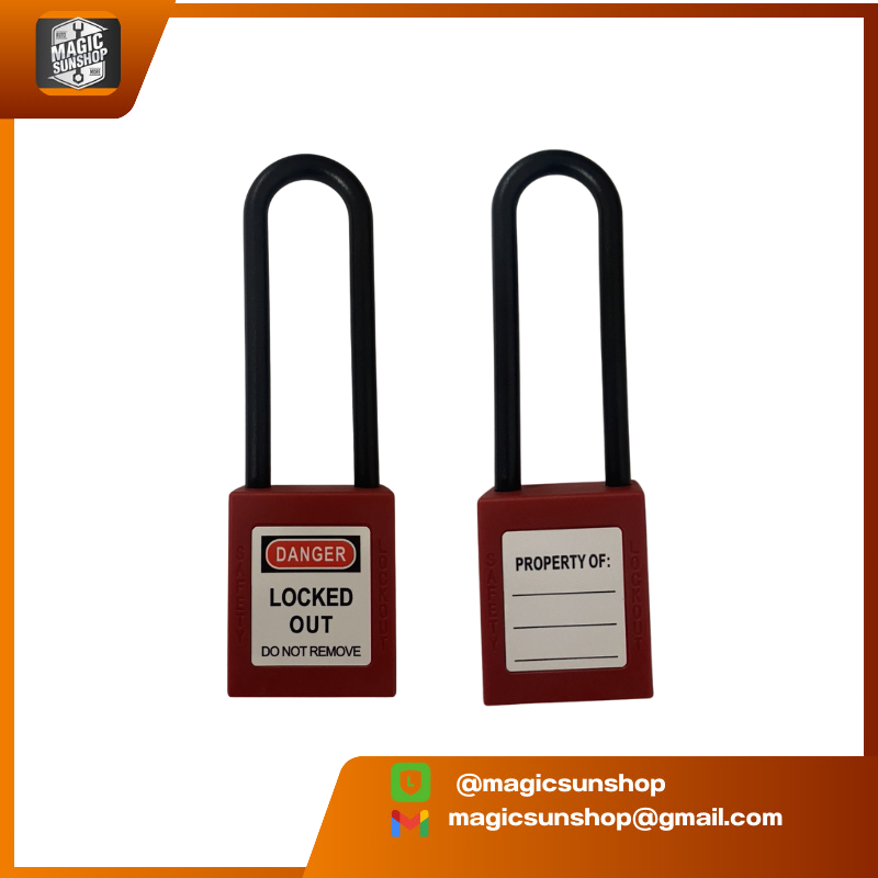 929912 Safety padlock 76mm nylon closed type