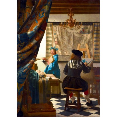 Bluebird Puzzle - Art of Painting, 1668 by Johannes Vermeer 1000 pcs.