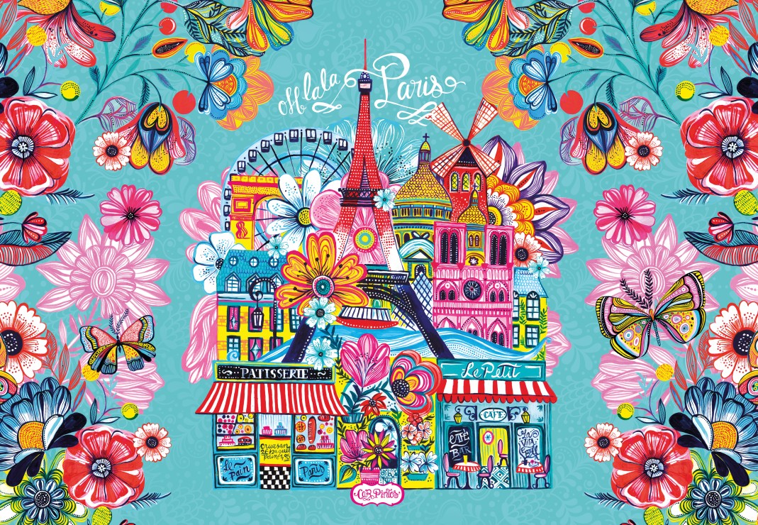Bluebird Puzzle - Paris 1000 pcs.