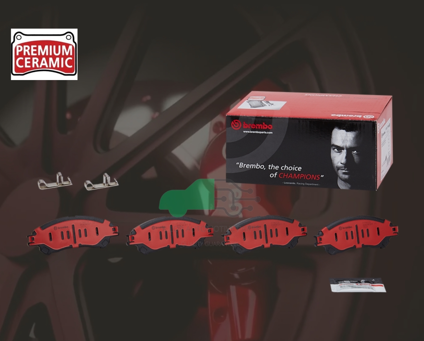 P79 032N ผ้าเบรกหน้า (แท้ BREMBO รุ่น Ceramic) XPANDER (1.5) 2019-