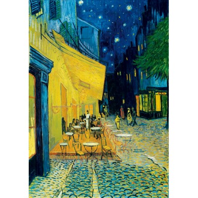 Bluebird Puzzle - Cafe Terrace at Night, 1888 by Vincent Van Gogh 1000 pcs.