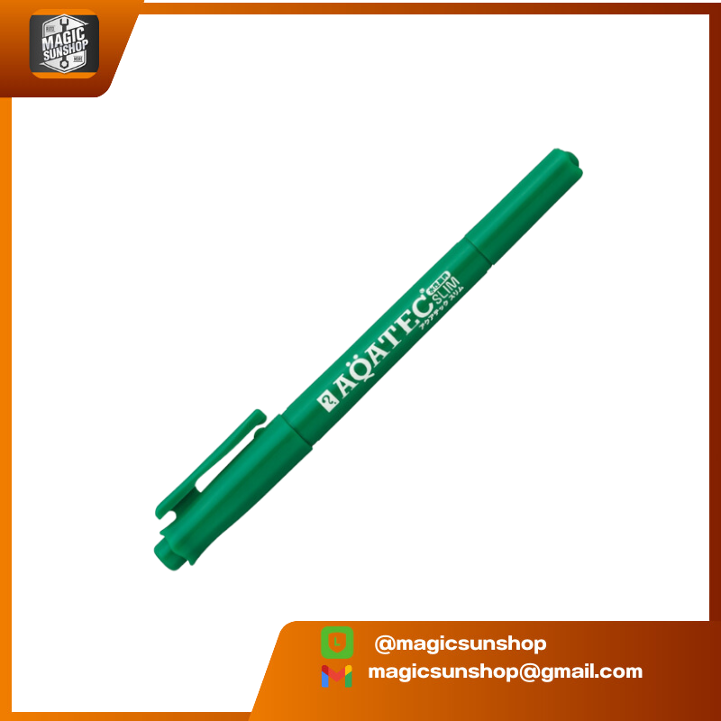 MAGICK INK Magic Ink Twin Tip SLIM No.MAQ70-T4 [GREEN] MAQ70 141x16.6x12.2 mm GREEN