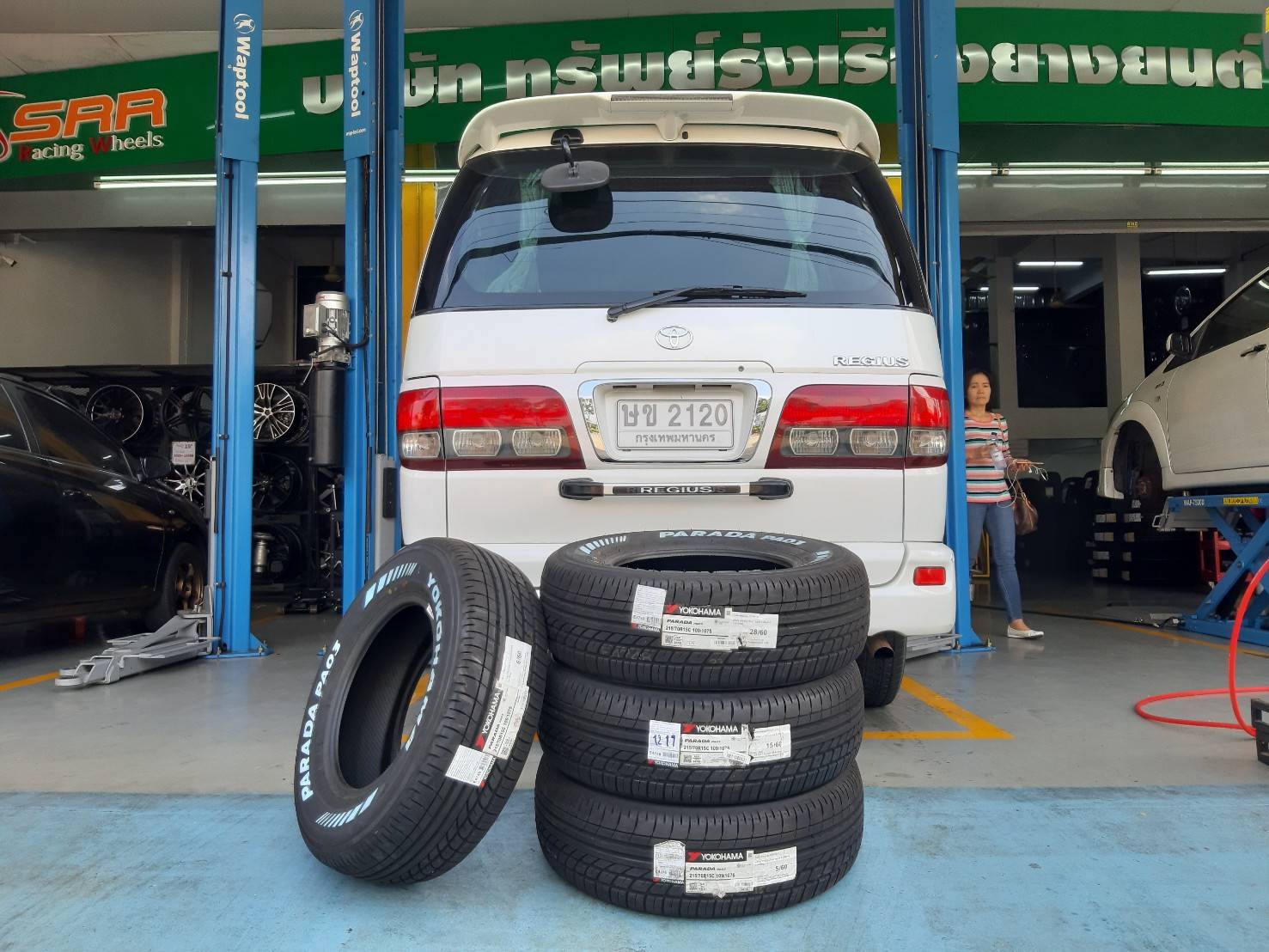 YOKOHAMA PARADA PA03 215/70R15 ยางขอบขาว ราคาพิเศษ