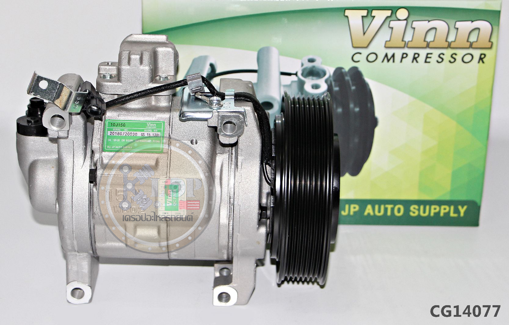 CG14077 คอมแอร์ VINN : HONDA 10SR15C ACCORD 2008 (2.4) (งานไตหวัน-จีน)