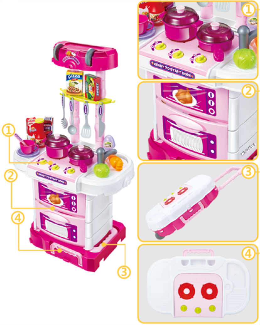 ชุดครัวกระเป๋าลาก 3 in 1