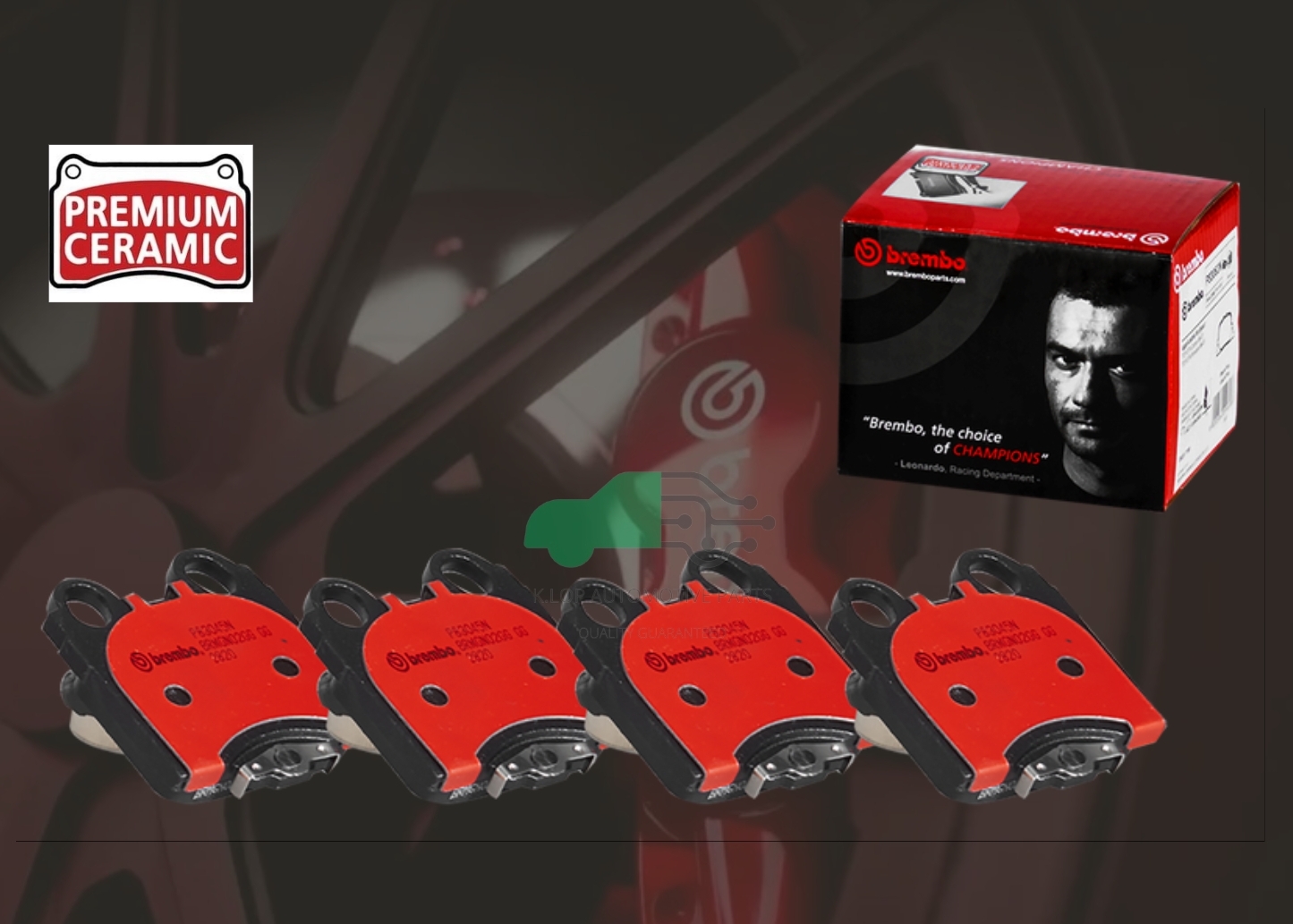 P83 045N ผ้าเบรกหลัง (แท้ BREMBO รุ่น Ceramic) LEXUS IS200 (GXE10) (2.0) 99-03/LEXUS GS300 (JZS160) (3.0)