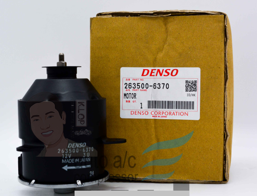 KLOP-T405-43A มอเตอร์พัดลมหม้อน้ำแท้ DENSO Lexus IS250 II 2005~2013,Toyota Mark X 2011~