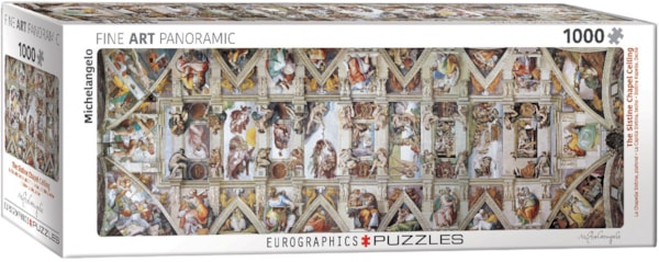 Eurographics - The Sistine Chapel Ceiling by Michelangelo (Panorama) 1000 pcs.