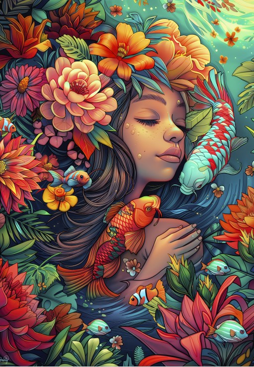 Grafika - Art Collection : Mahlia by Eden Cove 1000 pcs.