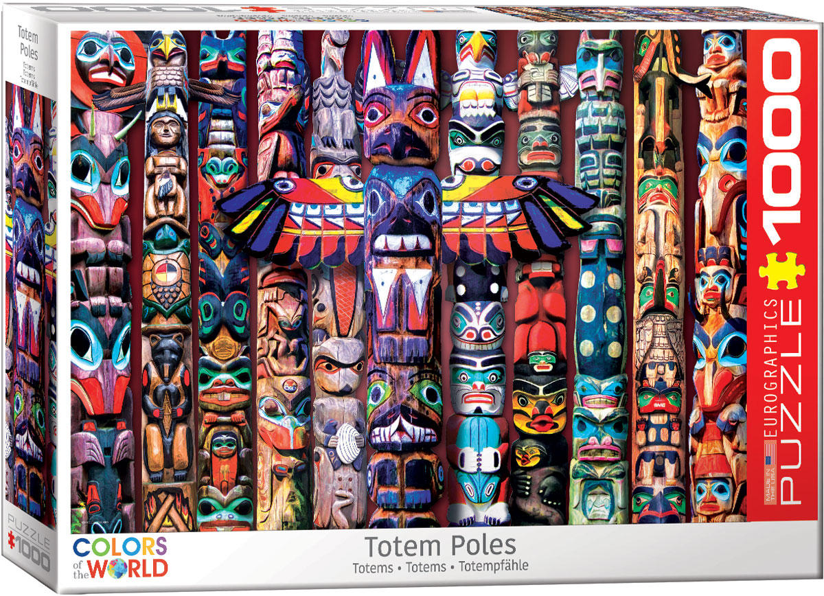 Eurographics - Totem Poles (Colors of the World) (Non-Pattern) 1000 pcs.