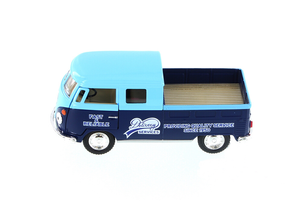 1963 Volkswagen Bus Double Cab Pickup โมเดลรถเหล็ก (ปลีก-ส่ง)