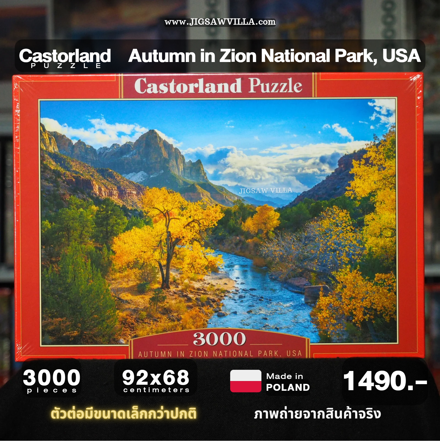 Castorland - Autumn in Zion National Park, USA 3000 pcs.