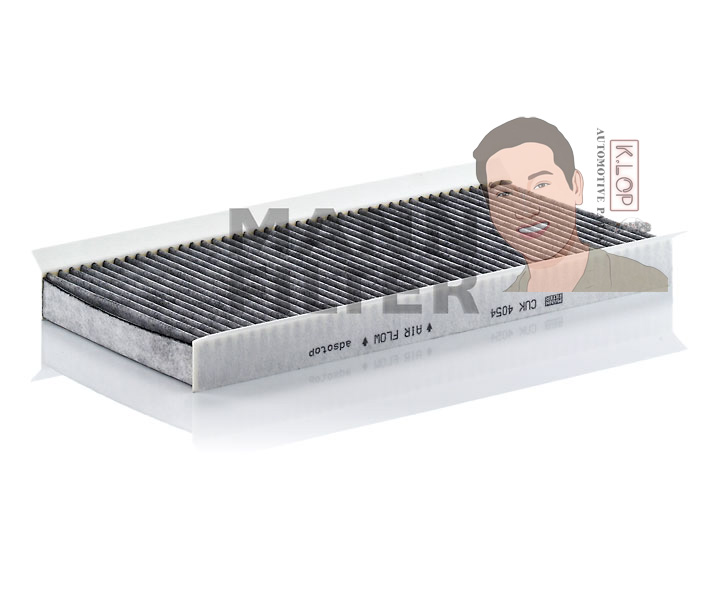 CUK4054 ไส้กรองแอร์ชาโคล BENZ A-KLASS(W169) '04-', B-KLASS(W245) '05-11' เครื่องยนต์ M266,OM640 (MANN-FILTER***งานพรีเมี่ยมแท้นำเข้ายุโรป) Dimensions(mm.) A=394 B=185 H=32
