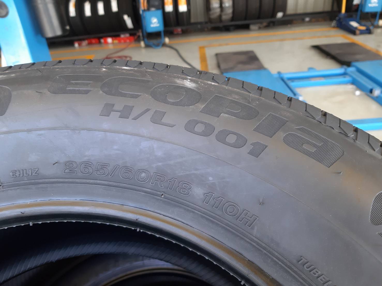 BRIDGESTONE ECOPIA H/L001 265/60R18 ยางใหม่ปี21 ราคาพิเศษ