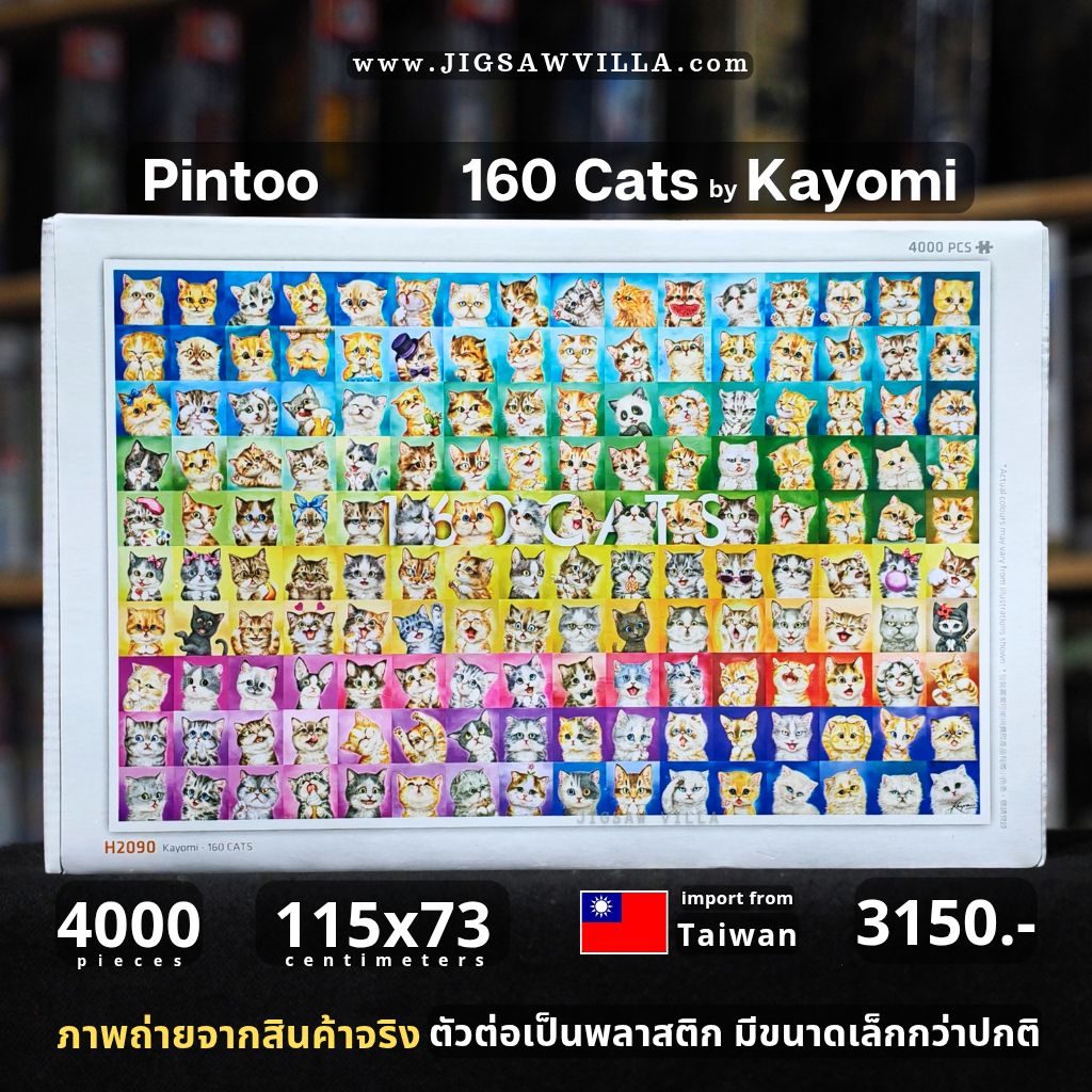 Pintoo - 160 Cats by Kayomi 4000 pcs.