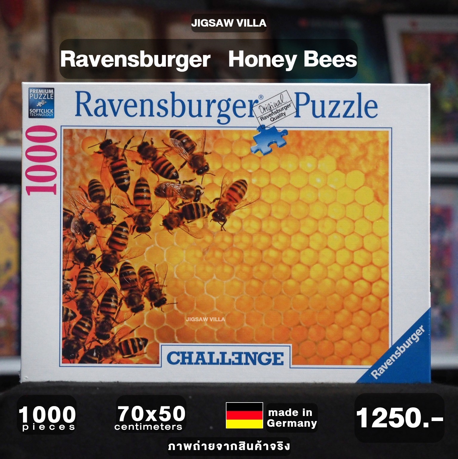Ravensburger - Challenge Puzzle : Honey Bees 1000 pcs.