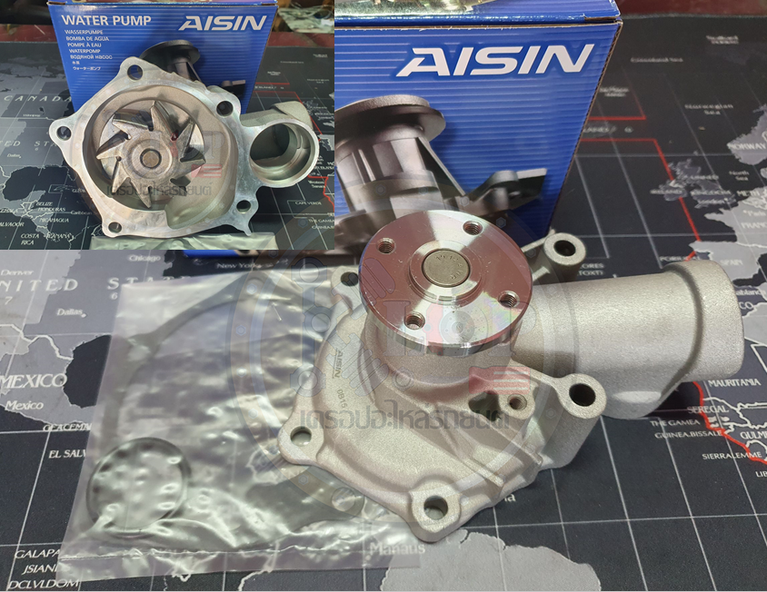 ปั้มน้ำ(AISIN) MITSUBISHI SPACE WAGON, CEDIA 2.0/2.4cc. เครื่องยนต์ 4G64