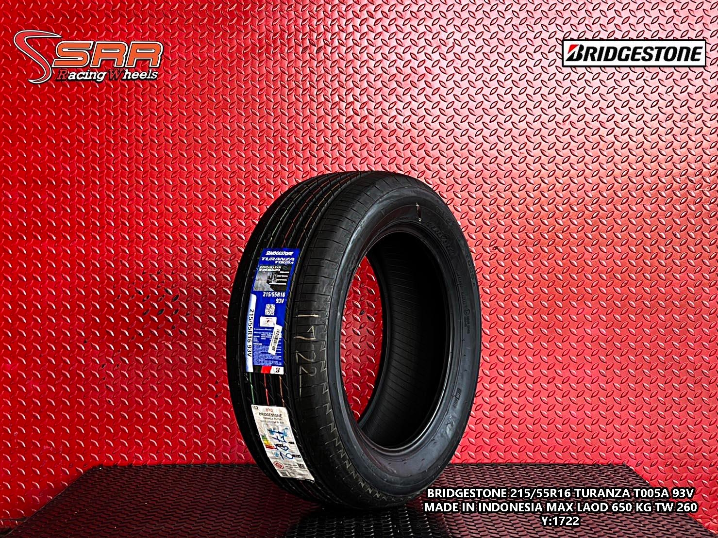 BRIDGESTONE TURANZA T005A 215/55R16 ยางใหม่ ลดราคาพิเศษ