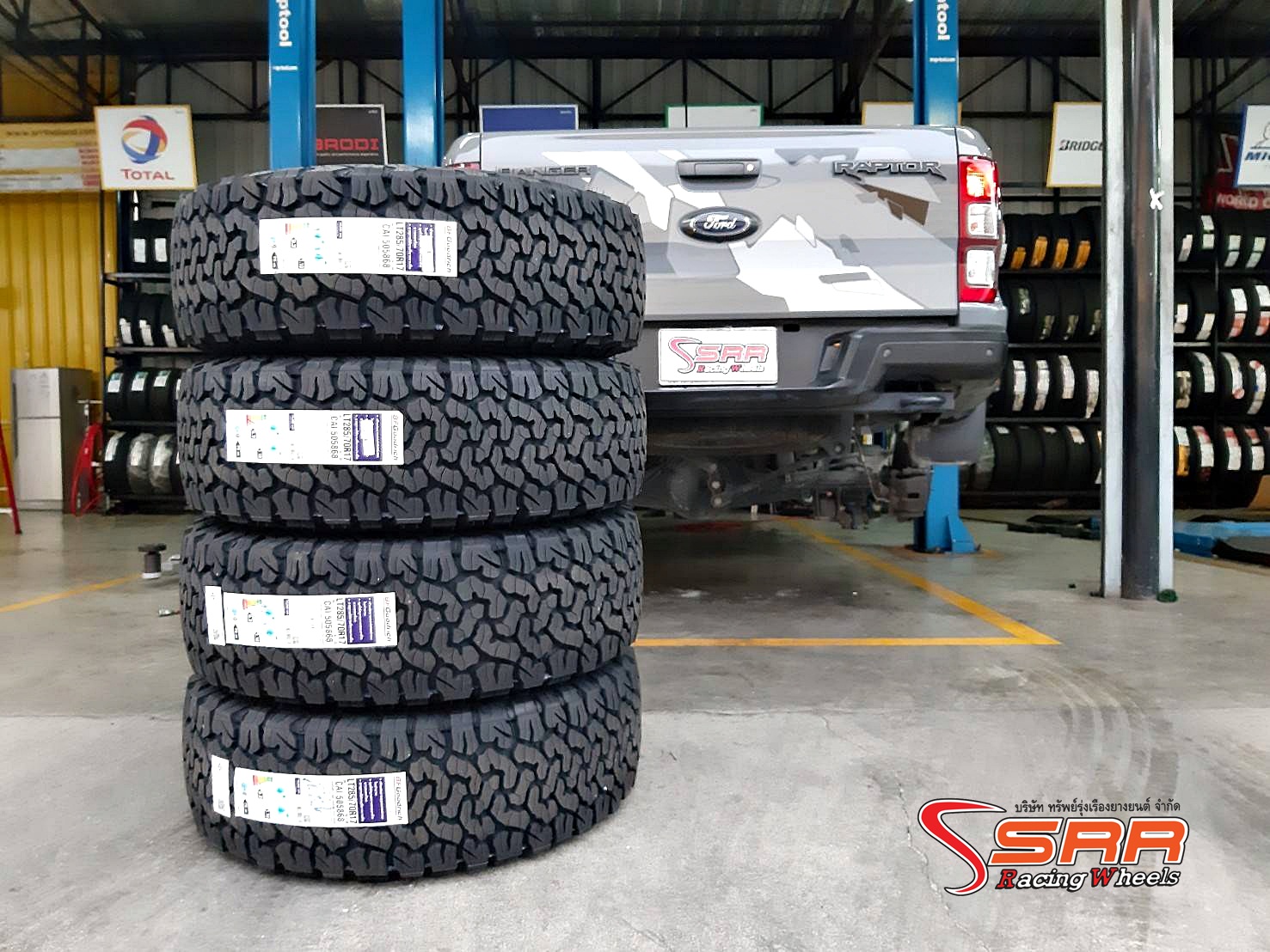 BFGoodrich All Terrain T/A KO2 285/70R17 ยางใหม่ปี21 สำหรับใส่รถRAPTOR