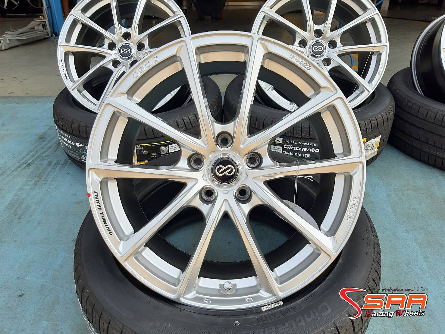 ENKEI TUNING SC50 ขอบ18 5H114.3 ET35 GHB1K