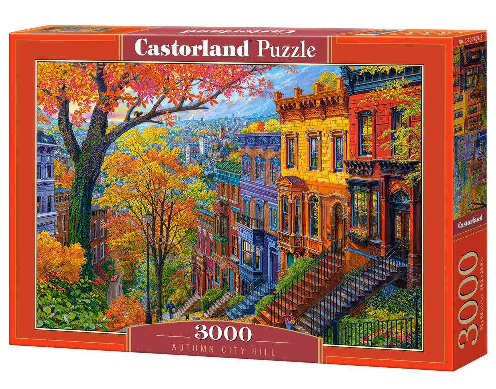 Castorland - Autumn City Hill by Bigelow 3000 pcs.