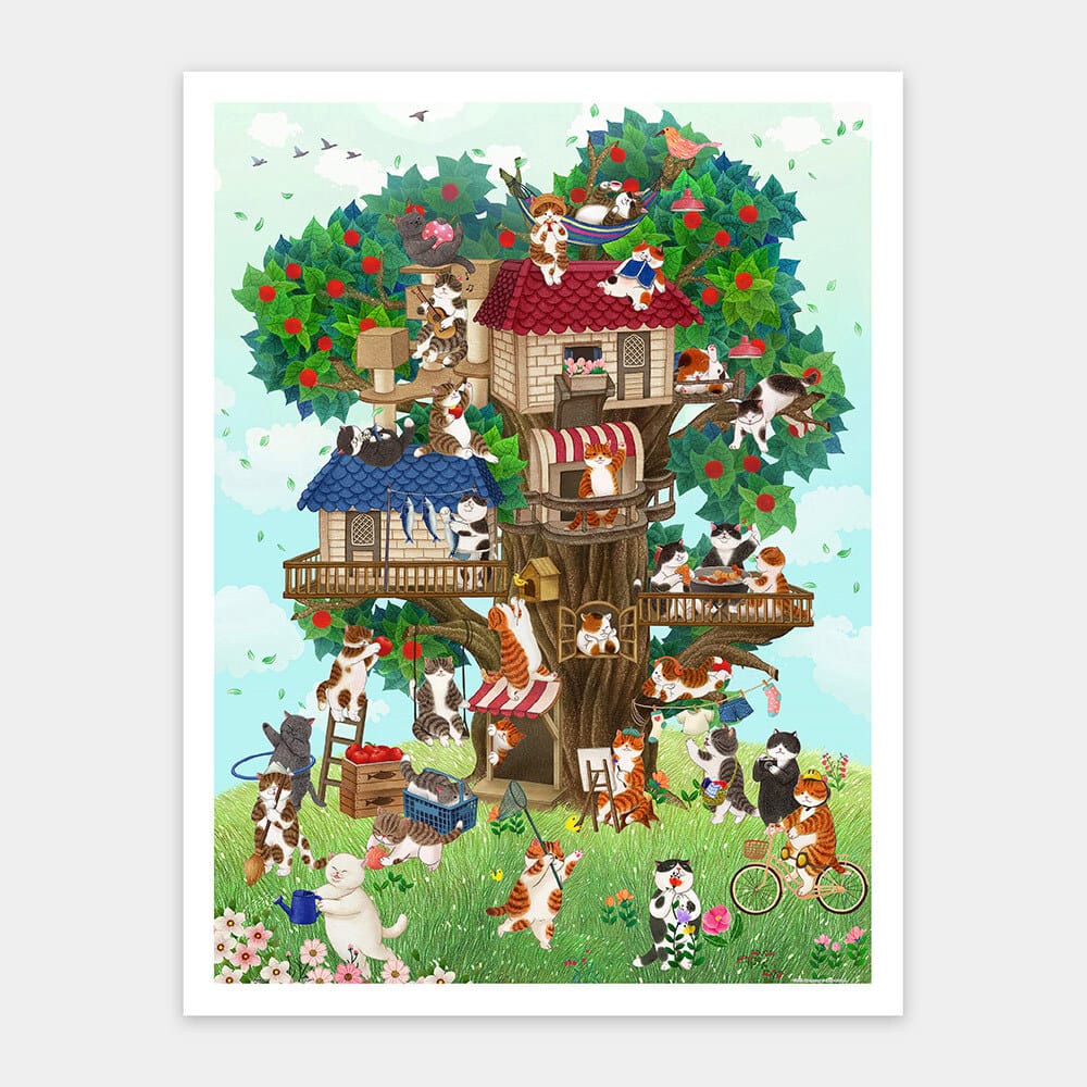 Pintoo - Color Cat Tree by Nyangsongi 1200 pcs.