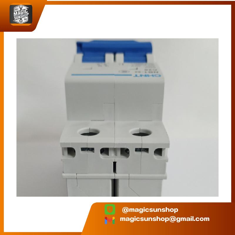 CHINT เบรกเกอร์ 2P CIRCUIT NB1-63 20C