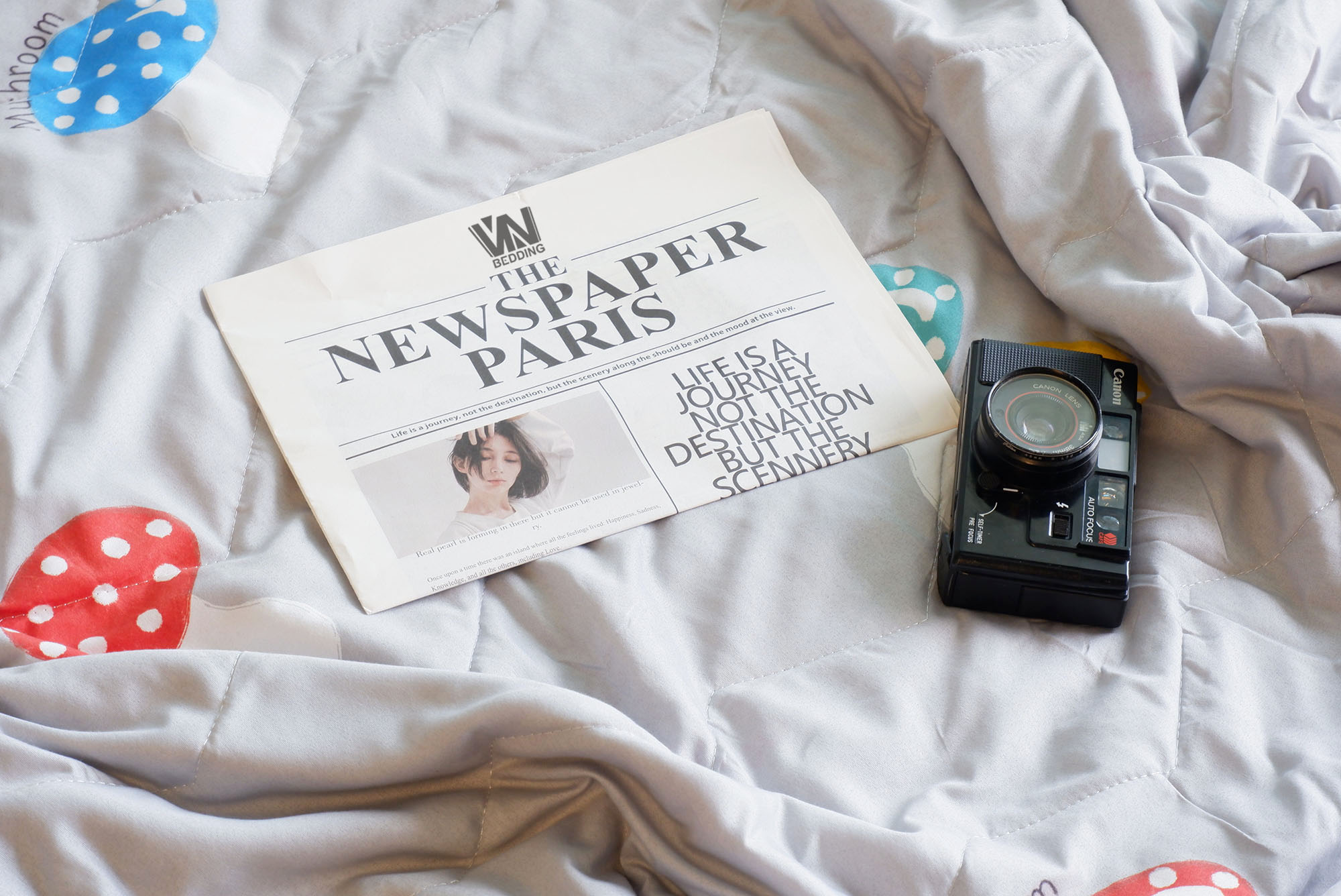 ผ้านวมใยไหมญี่ปุ่นแบบบาง 6 ฟุต (10ผืน)