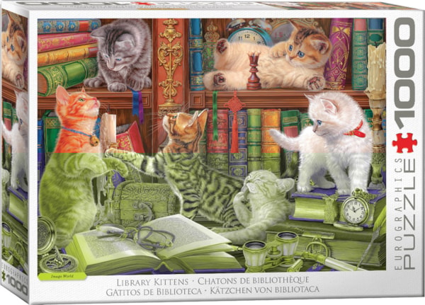 Eurographics - Library Kittens (Non-Pattern) 1000 pcs.