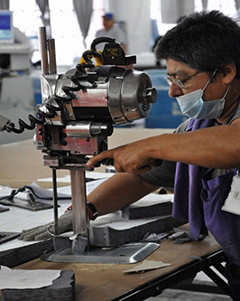 ถุงมือสแตนเลส 5 นิ้ว สั้น-สายรัดข้อมือไนล่อน