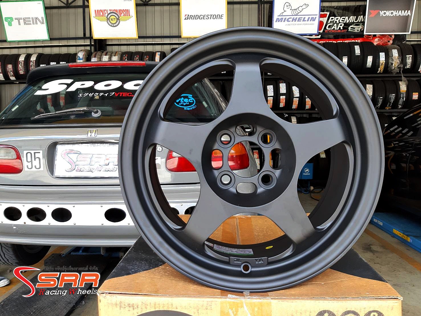 SPOON ROTA FF ขอบ15 4H100 ET35 FLAT BLACK ราคาพิเศษ