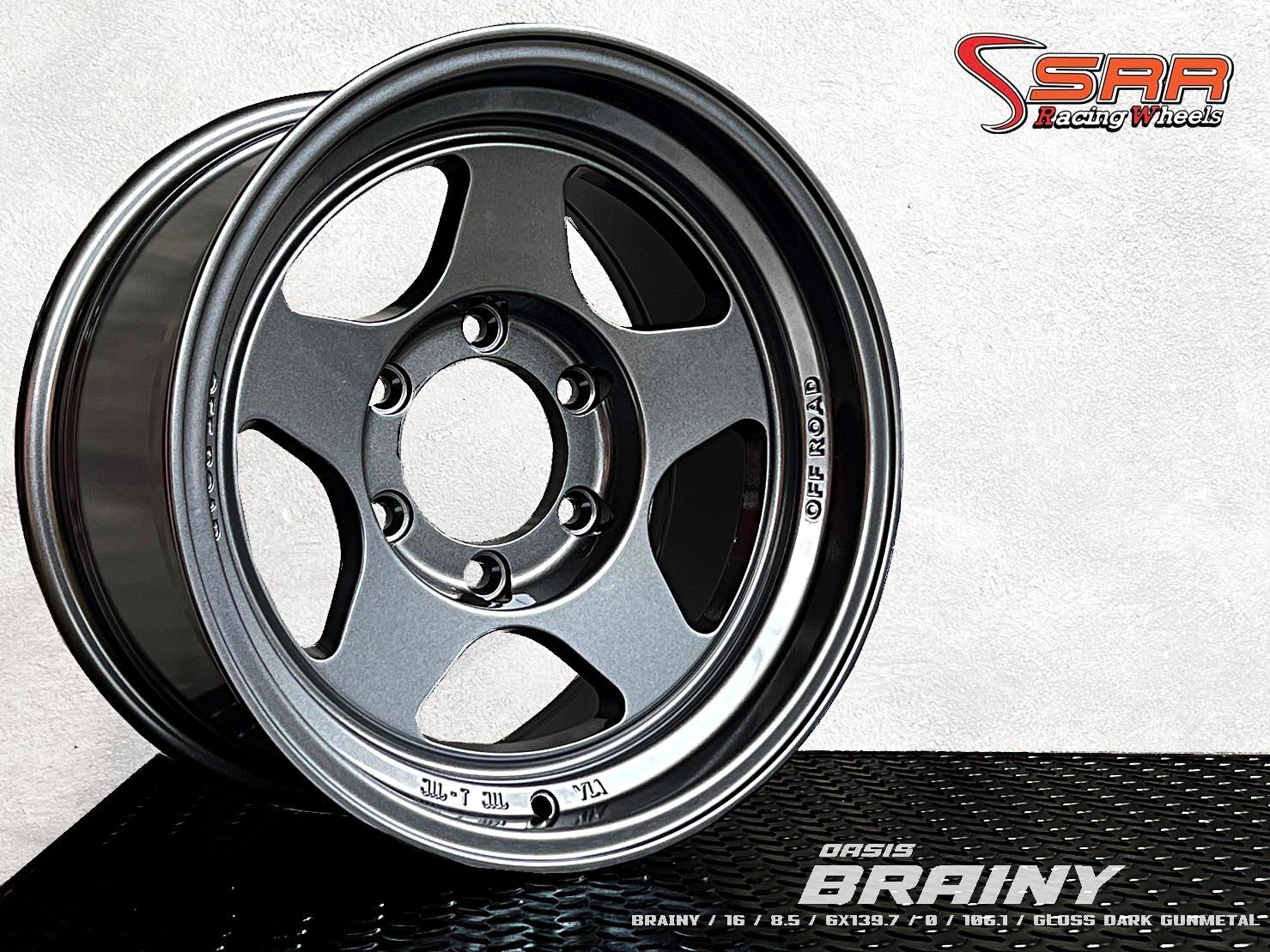 OASIS BRAINY ขอบ16 6x139.7 GLOSS DARK GUNMETAL ราคาพิเศษ
