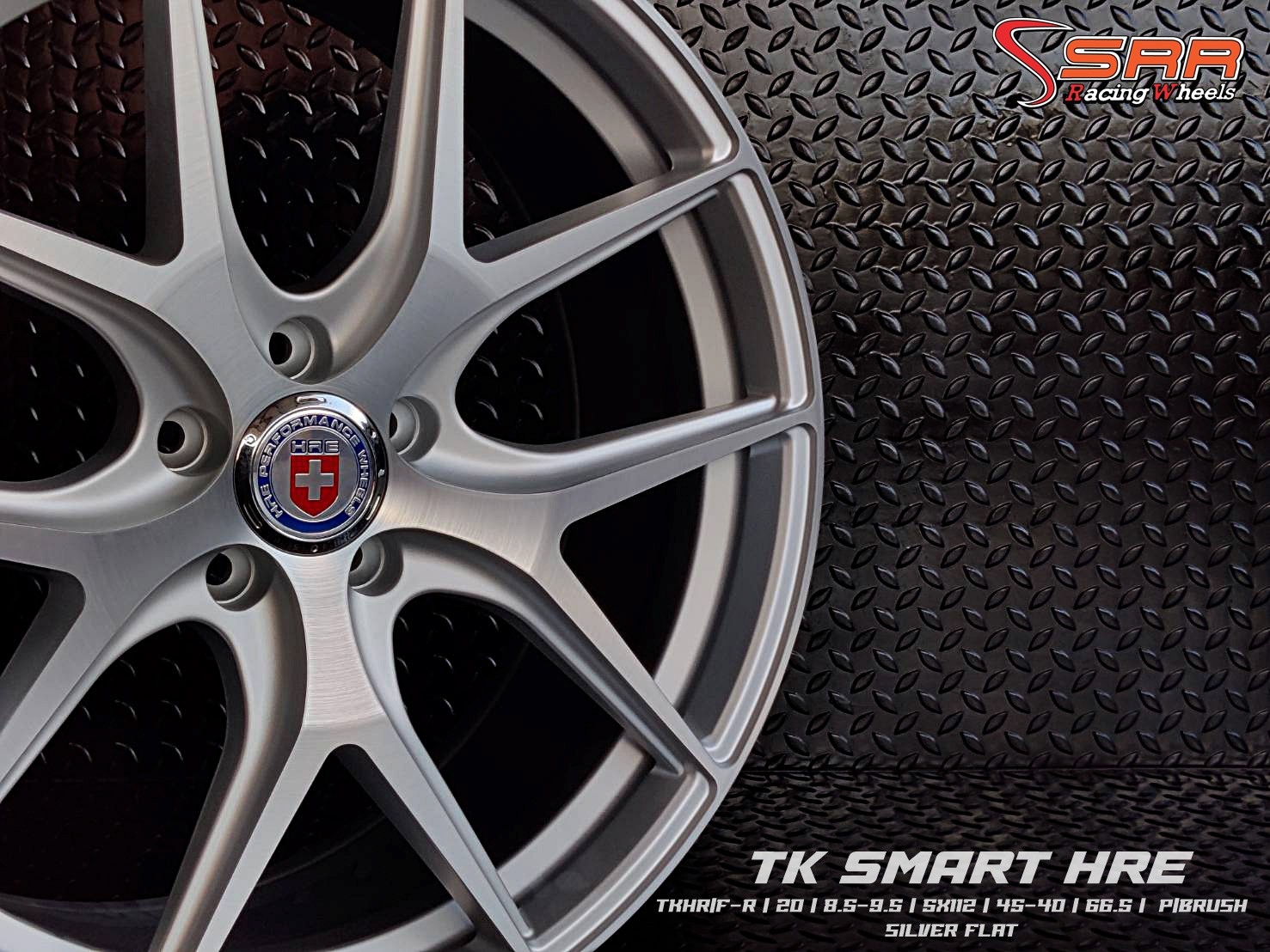 HRE ล้อไทย ขอบ20 หน้า8.5 หลัง9.5 5H112 สำหรับใส่รถMercedes-Benz