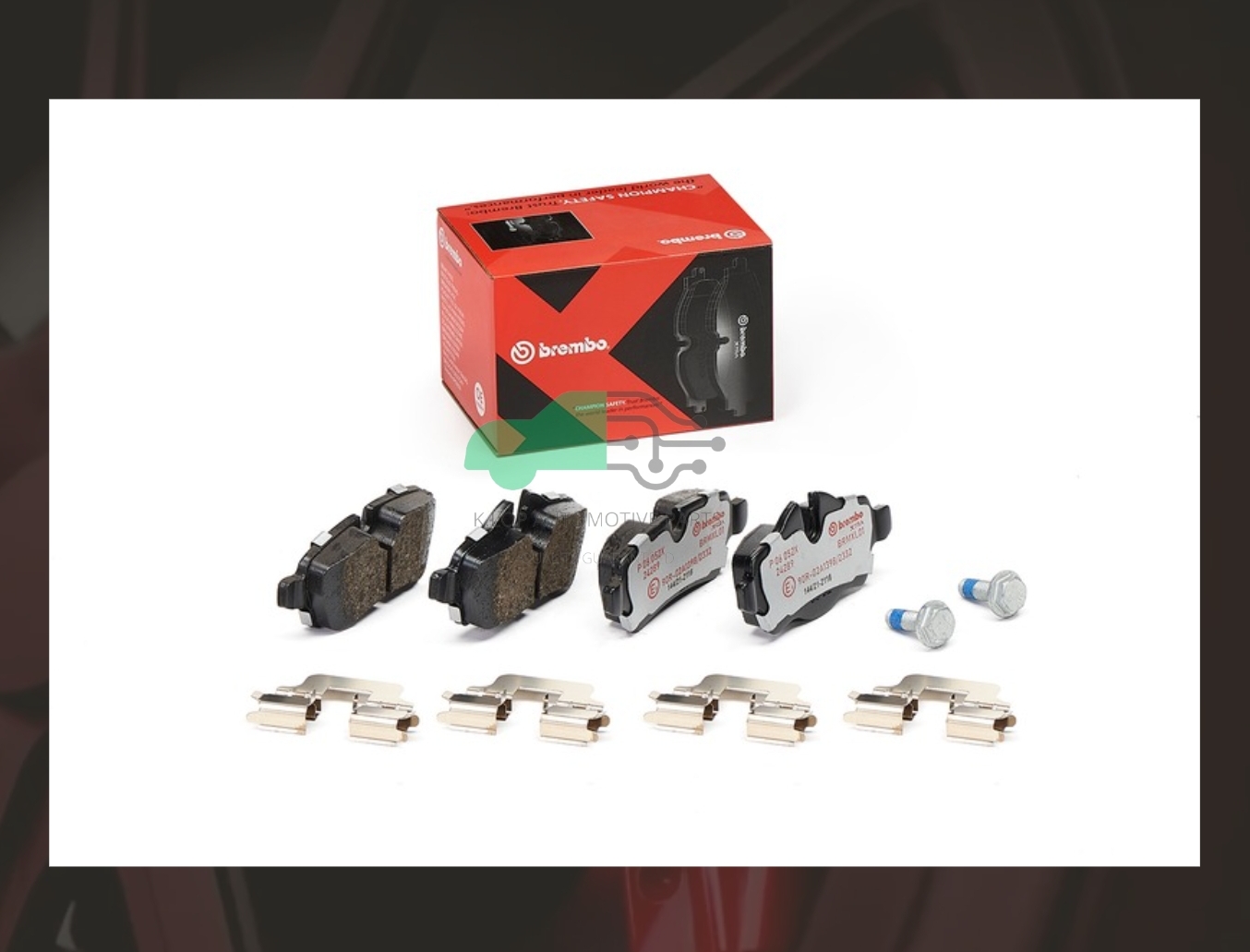 P06 052X ผ้าเบรกหลัง (แท้ BREMBO รุ่น Xtra) MINI R56 (One, Cooper, Cooper S)