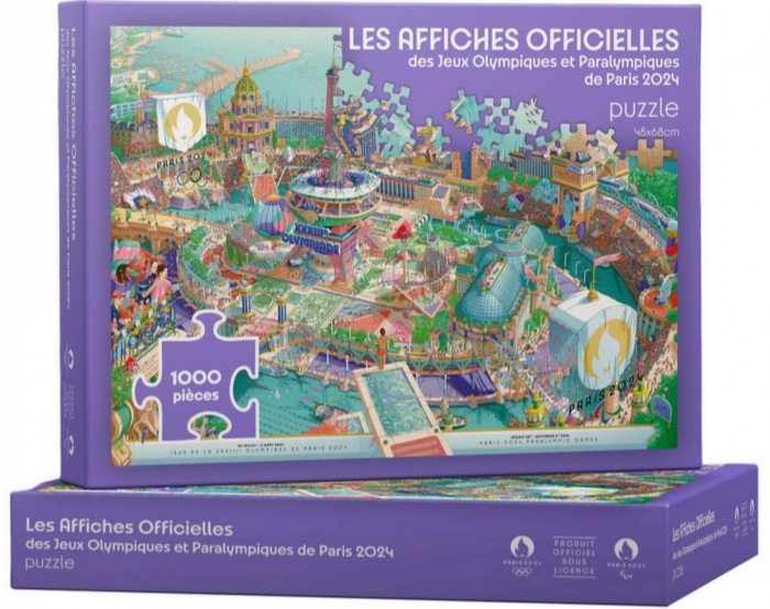Oneart - Paris 2024 Olympics Poster Jigsaw 1000 pcs.
