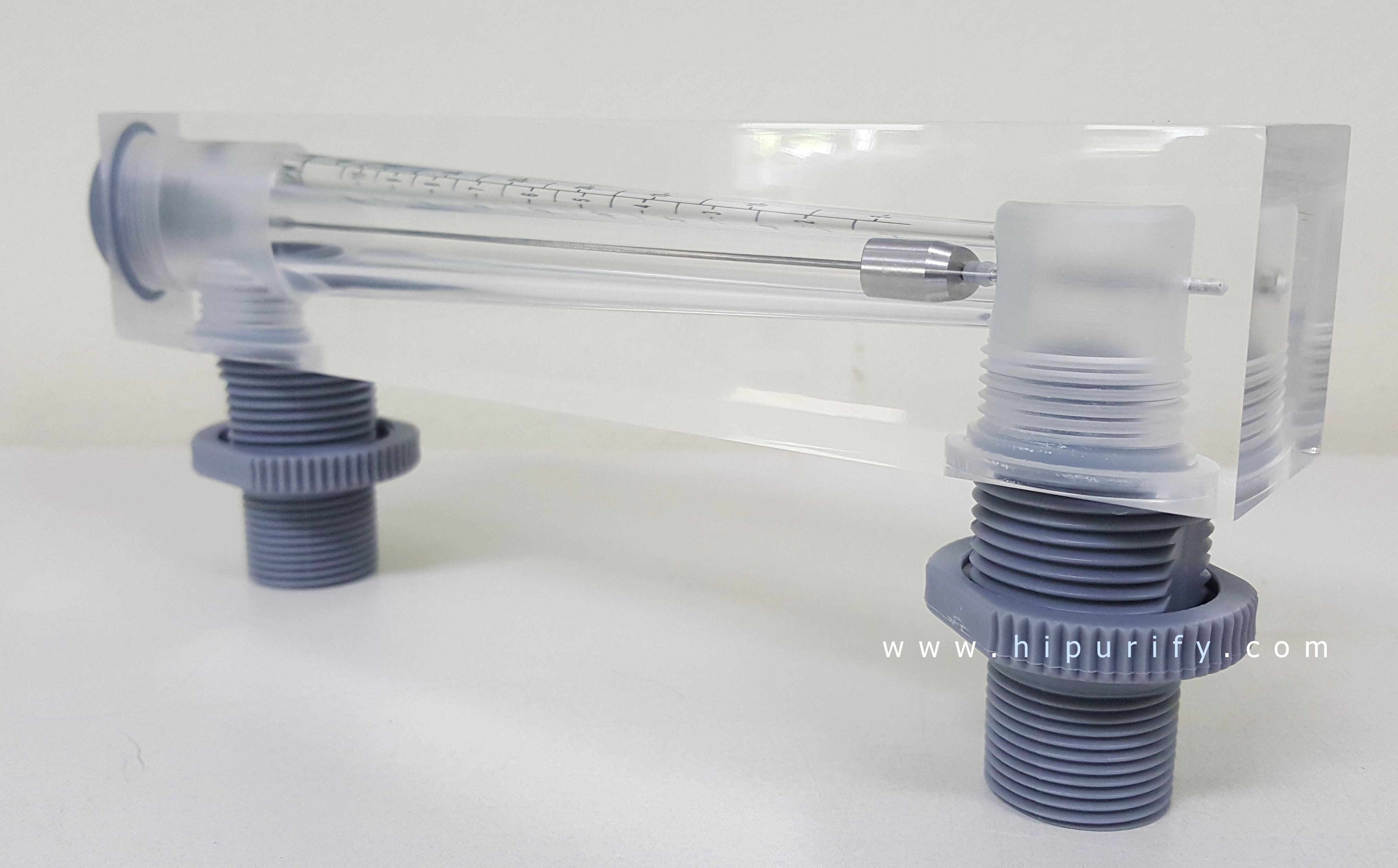 Flow Meter Z-3003 เครื่องวัดอัตราการไหล วัดได้ 2-10GPM/5-40LPM เกลียวนอก 3/4 นิ้ว (6 หุน)