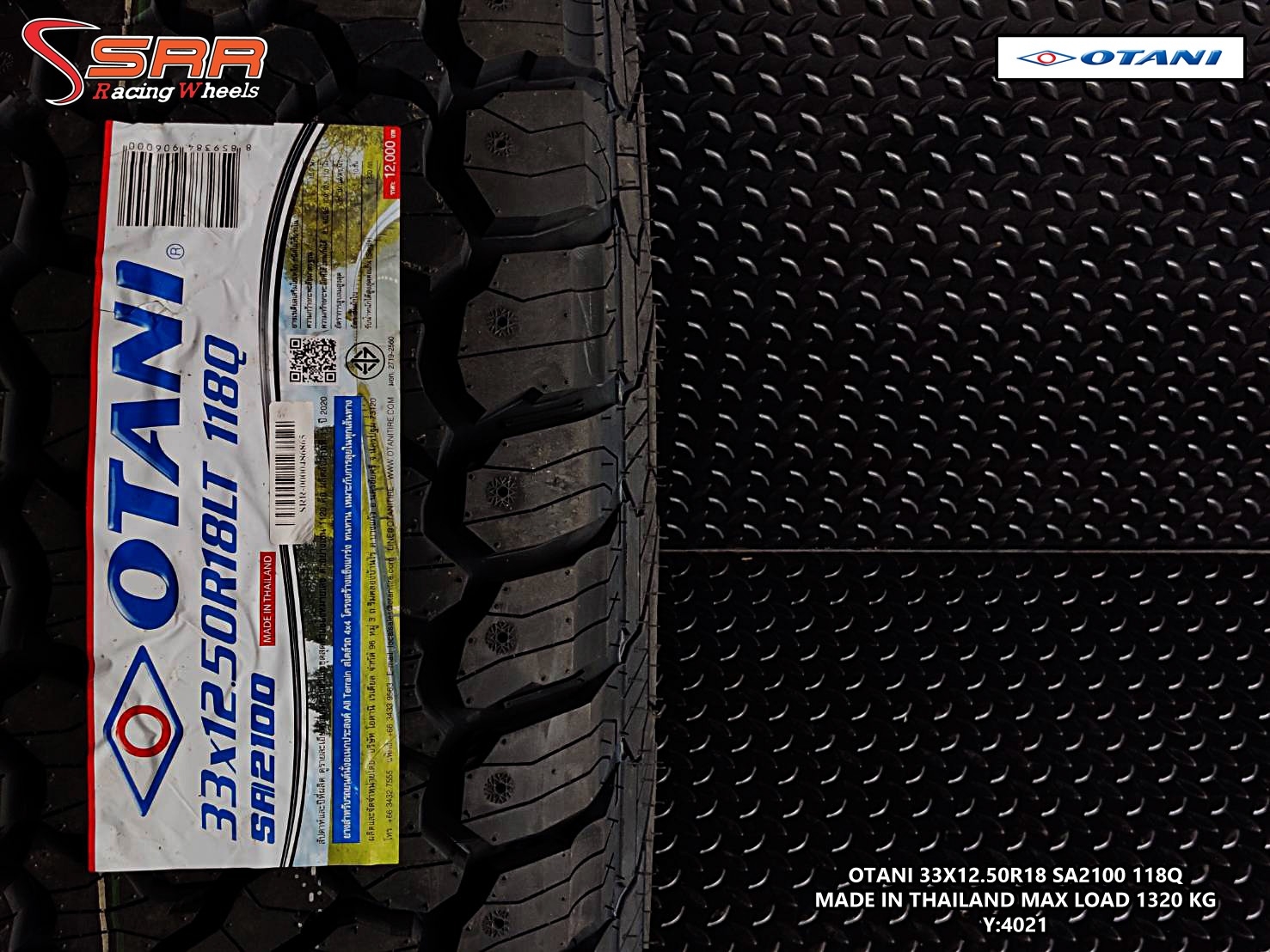 OTANI SA2100 33x12.50R18 ยางใหม่ปี2021 ยางไทย ราคาพิเศษ