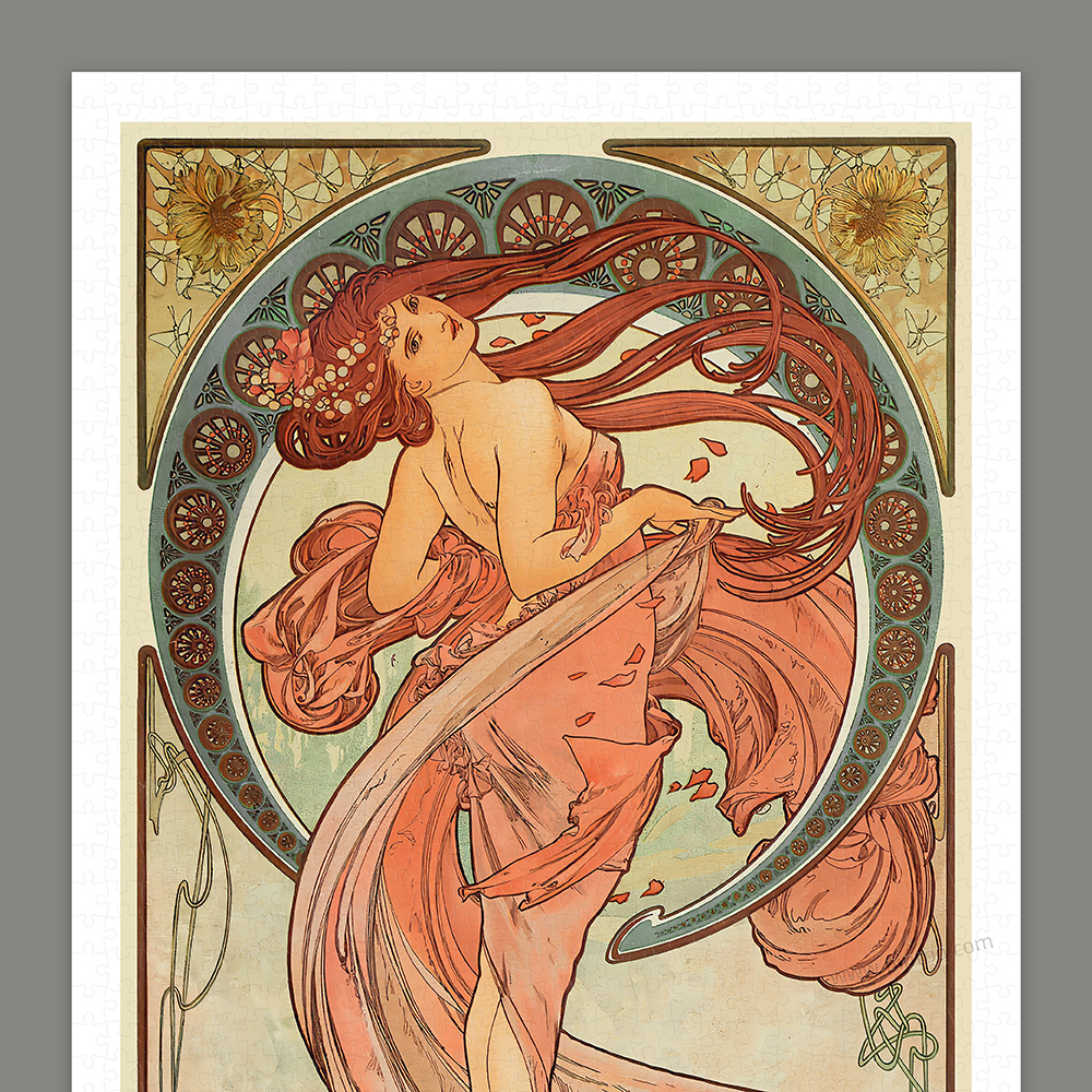 Pintoo - The Arts : Dance by Alphonse Mucha 1000 pcs.