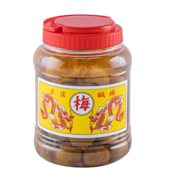 บ๊วยดอง ตรามังกร กระปุกกลาง ขนาด 1,000 กรัม