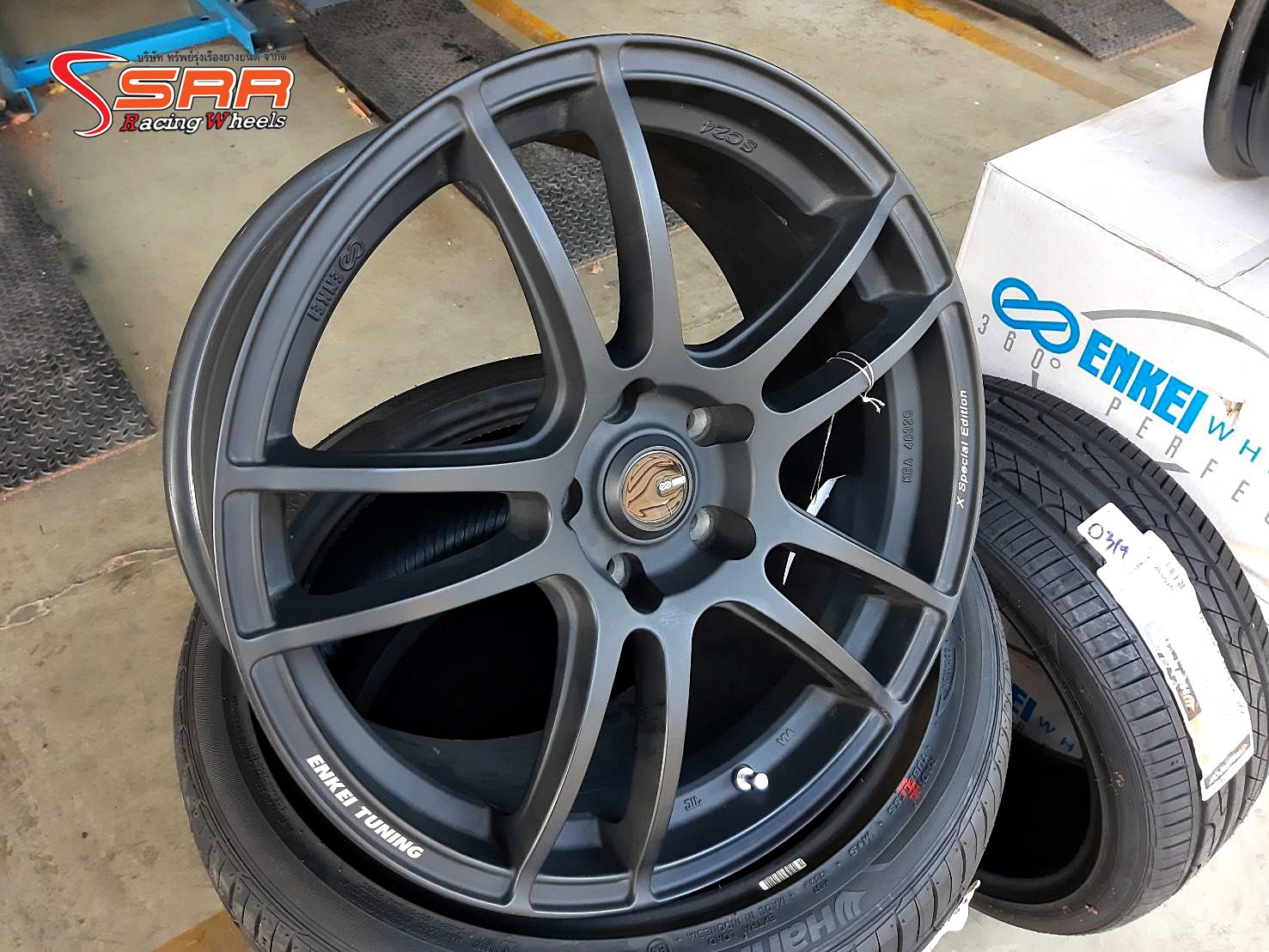 ENKEI TUNING SC24 ขอบ18 5x114.3 ET+40 XGBQR2