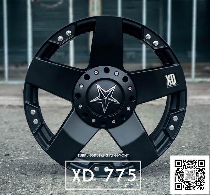 XD-SERIES XD775 ขอบ20 ET+10 6x135/6x139.7 MATTE BLACK