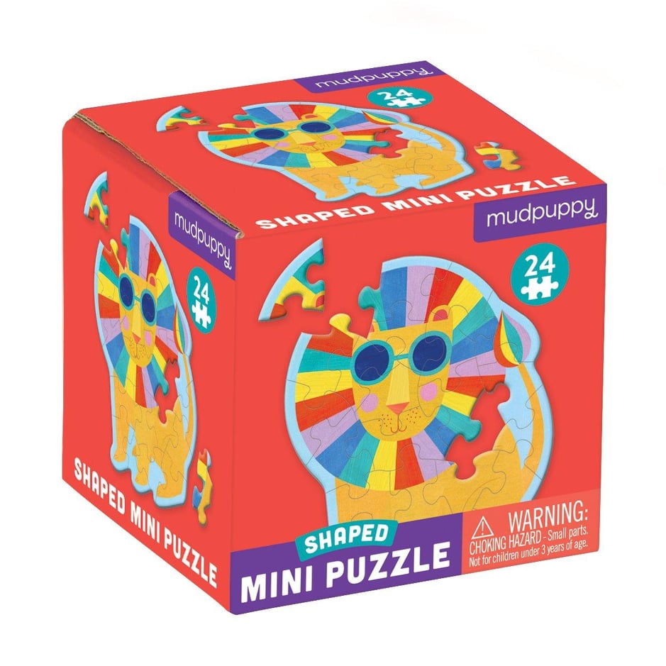 Mudpuppy - Rainbow Lion Shaped (Mini Puzzle) 24 pcs.