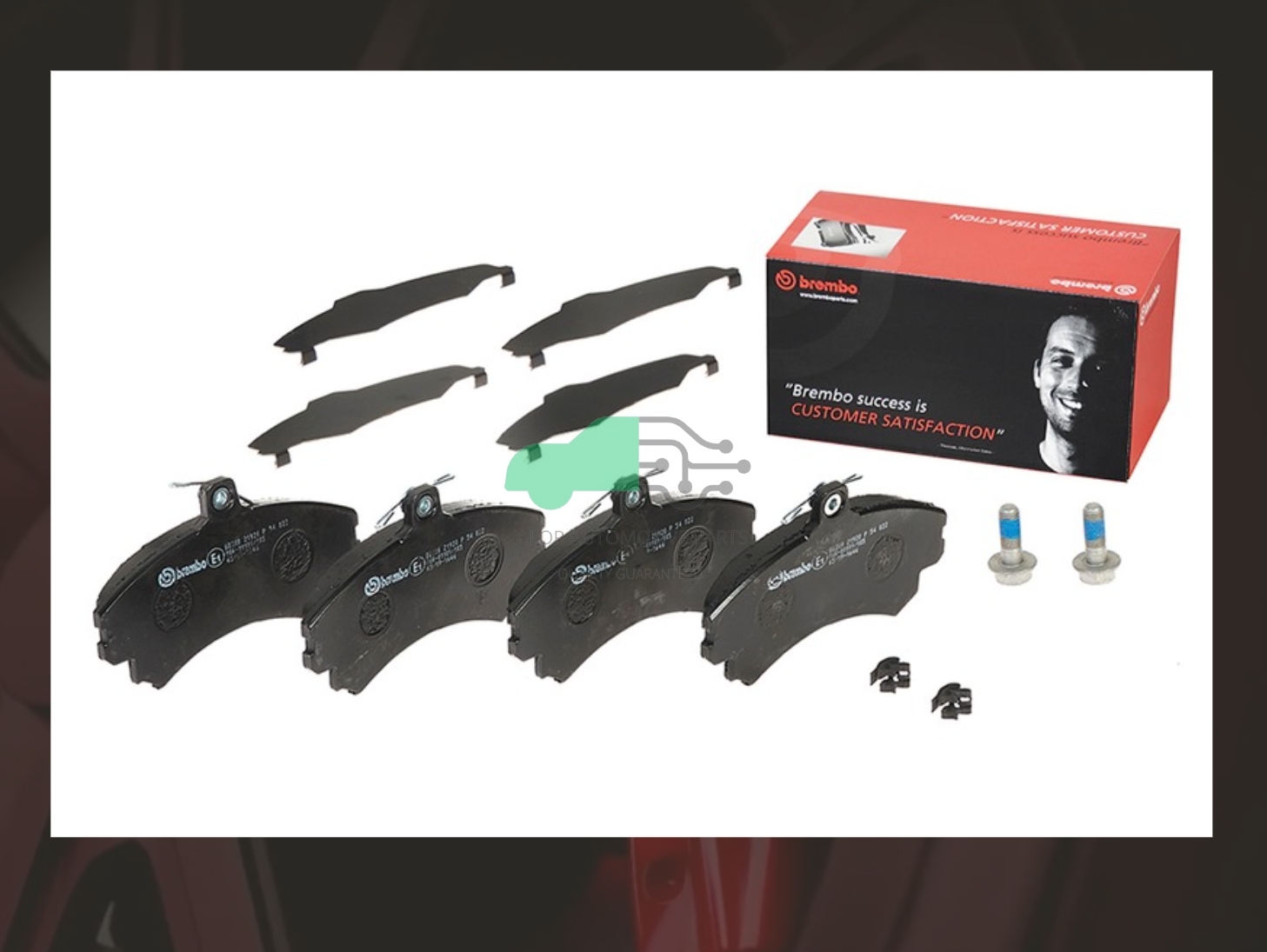 P54 022B ผ้าเบรกหน้า แท้ BREMBO รุ่น BLACK : Volvo S40 I, V40 I (1.6 1.8 1.9 2.0) 96-03